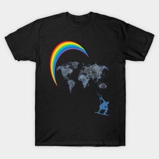 kitesurfen, rainbow T-Shirt